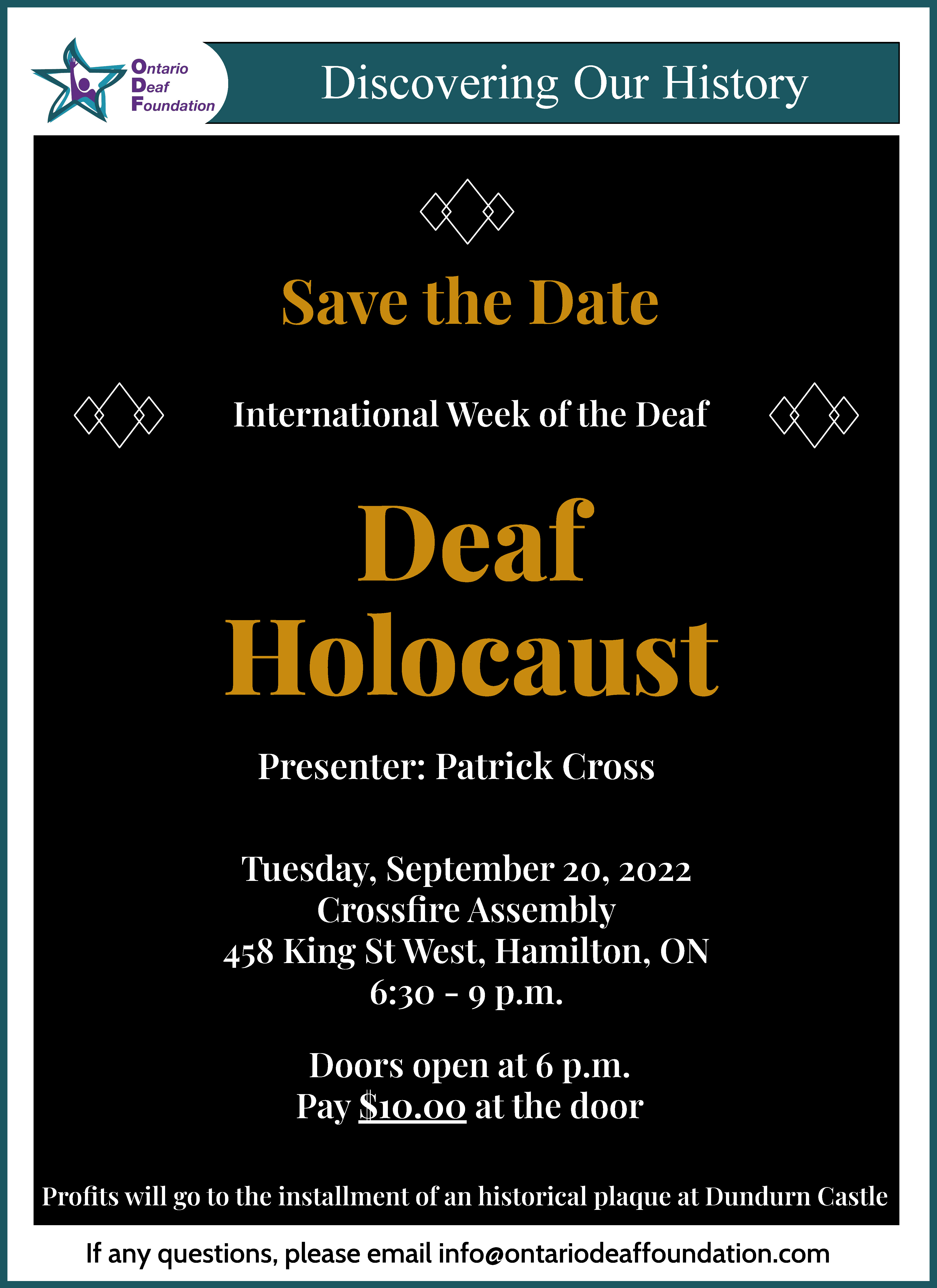 Deaf Holocaust Flyer