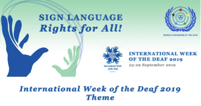 International Week of the Deaf